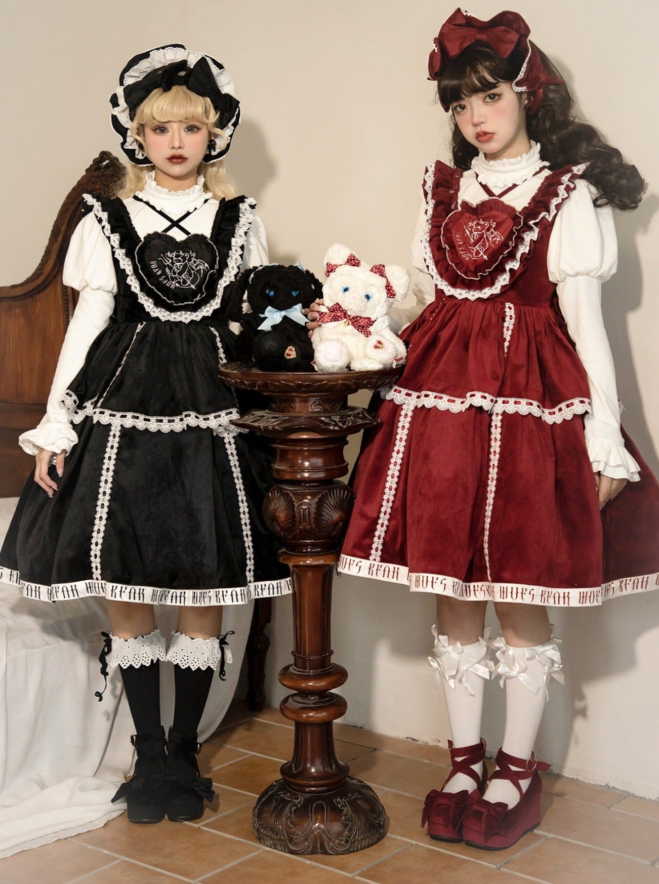 Gothic Doll Velvet Dress