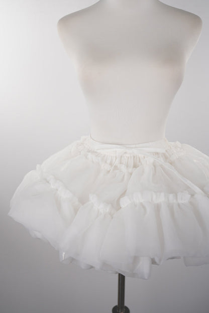 [Spot] 30cm white violent support Lolita Lolita skirt support boneless soft yarn cloud support petticoat canopy