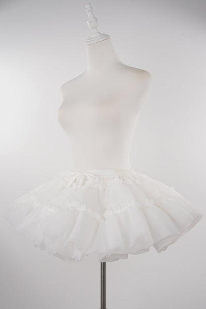 [Spot] 30cm white violent support Lolita Lolita skirt support boneless soft yarn cloud support petticoat canopy