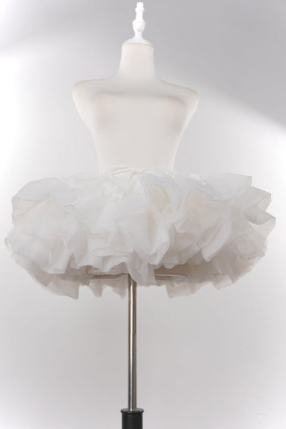 [Spot] 30cm white violent support Lolita Lolita skirt support boneless soft yarn cloud support petticoat canopy