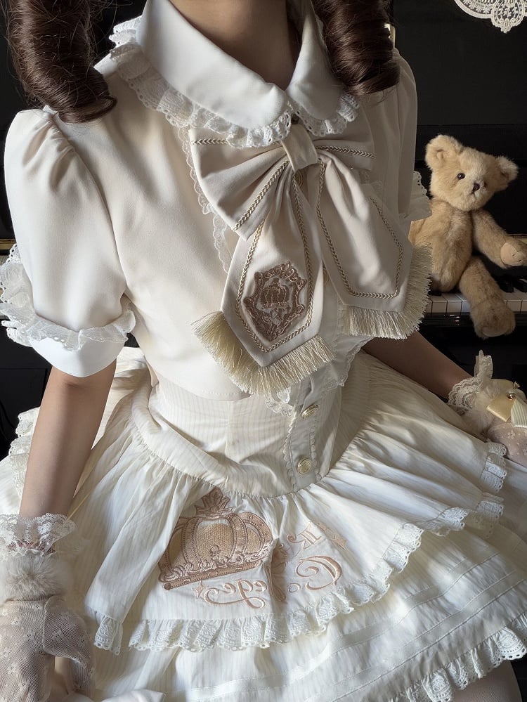 [Pre-order Deadline: March 31] Magical Academy Elegant Crown Embroidery Dress Type A/B