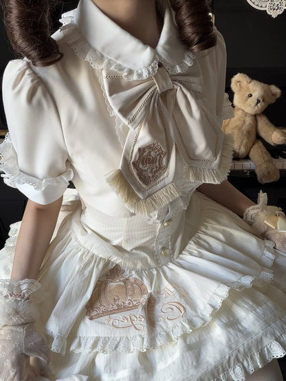 [Pre-order Deadline: March 31] Magical Academy Elegant Crown Embroidery Dress Type A/B