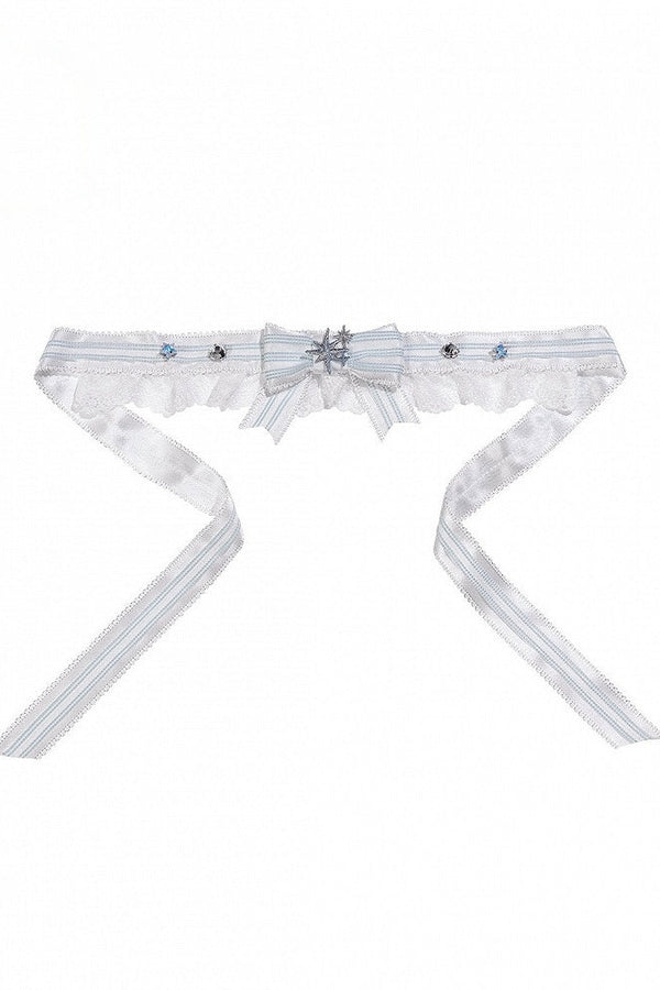 [Pre-order Deadline: September 23] Light Blue/Dark Blue Celestial Star Series Accessories (Ribbon Veil Hat, Ribbon Headband Kc, Wrist Cuffs, Choker)