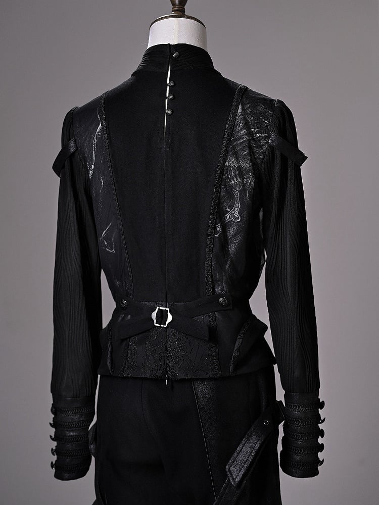 【6月8日预售截止】幻夜暗黑哥特王子西装全套（带披风外套+上衣+裤子）