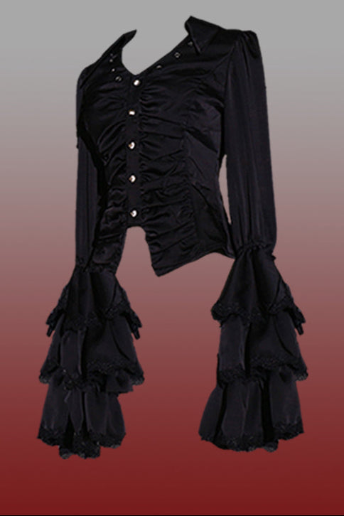 クトゥルフゴシックダークロリータシャツ+スカート+テール+コルセット