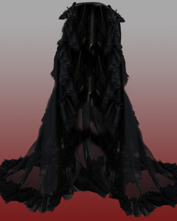 クトゥルフゴシックダークロリータシャツ+スカート+テール+コルセット