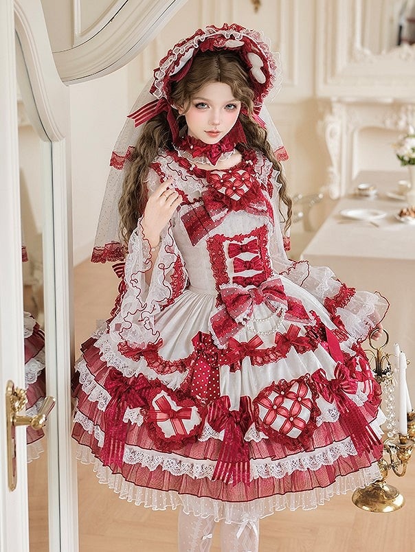 【12月26日予約締切】ピュアスイートローズファンタジーティアードロリータドレス