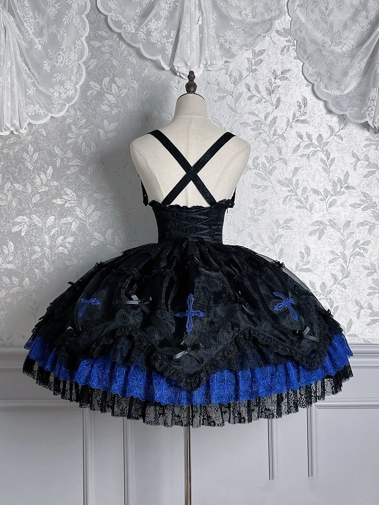 【12月8日予約締切】Black Mist Banquet ゴシックエンブロイダリーゴージャスビスチェドレス＋セットアップ