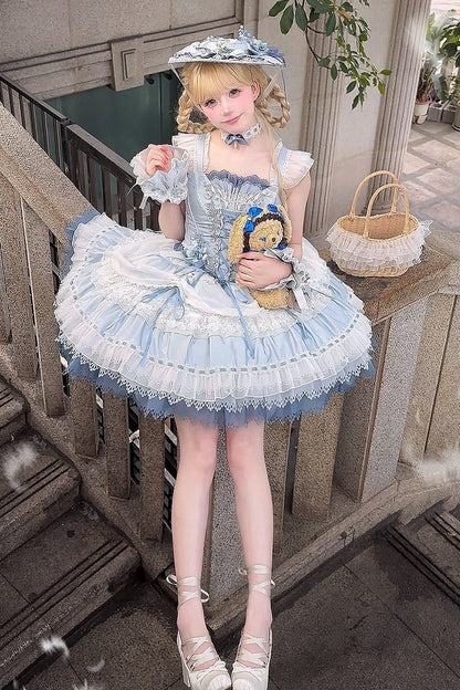 【4月5日予約締切】リリーエンブロイダリーロリータプリンセスコルセットドレス