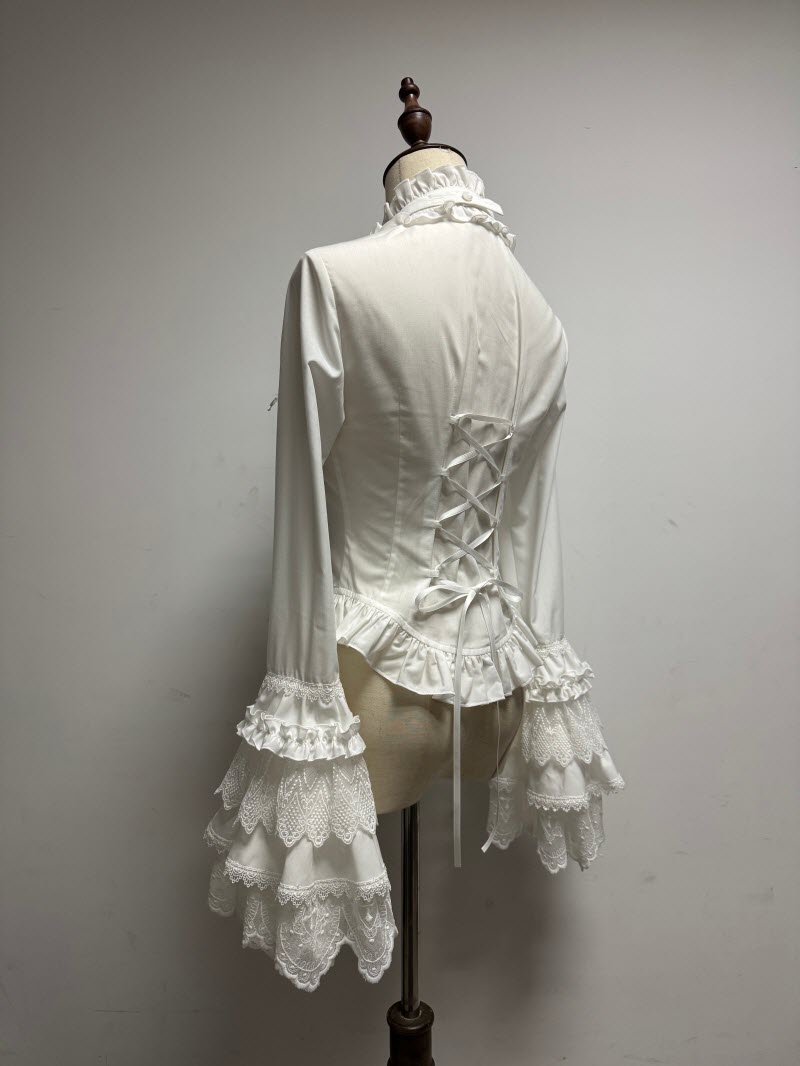 【12月26日予約締切】ブラッドムーンローズラッフルシャツ＋ゴージャスコルセットスカート＋ボレロジャケット＋ヘアバンド