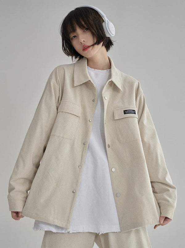 ワッフルルーズトップジャケット
