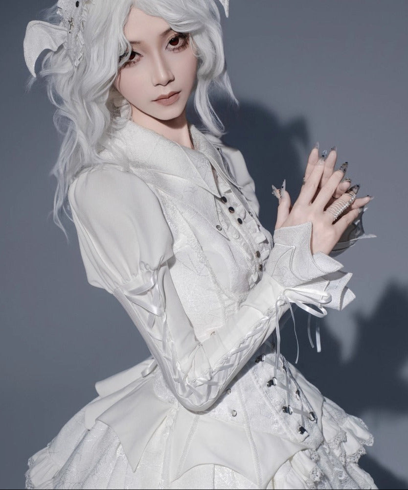 【12月20日予約締切】Camillaスパイダーウェブバットゴシックダークドレスベスト