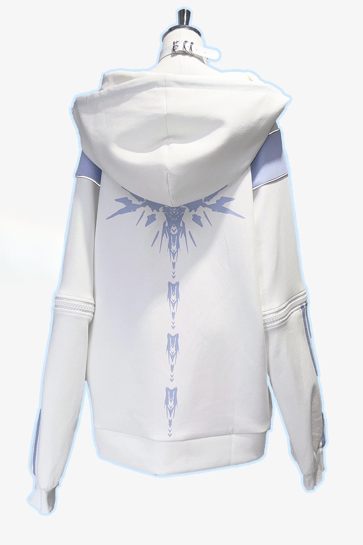 Set aus Kapuzen-Sweatshirt-Jacke und Shorts