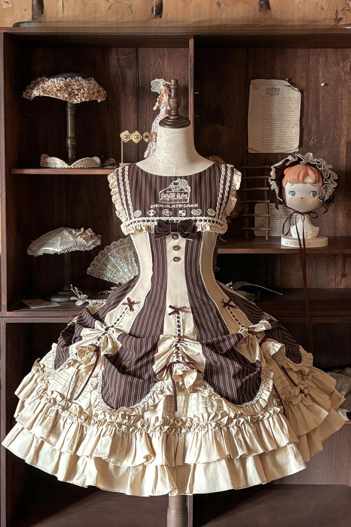 Robe lolita style poupée victorienne