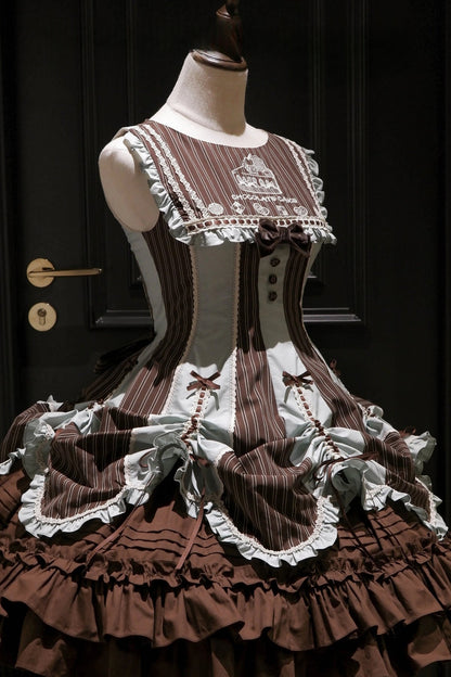 Robe lolita style poupée victorienne