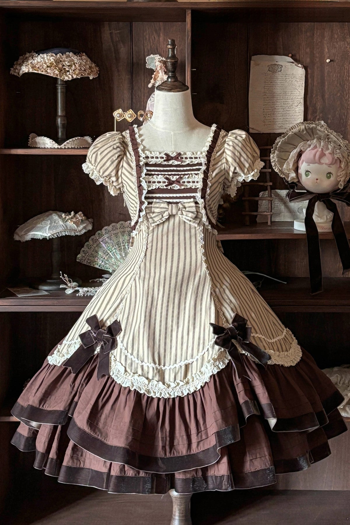 Robe lolita style poupée victorienne