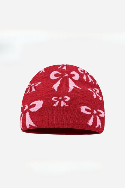 Bowknot Beanie Knit cap