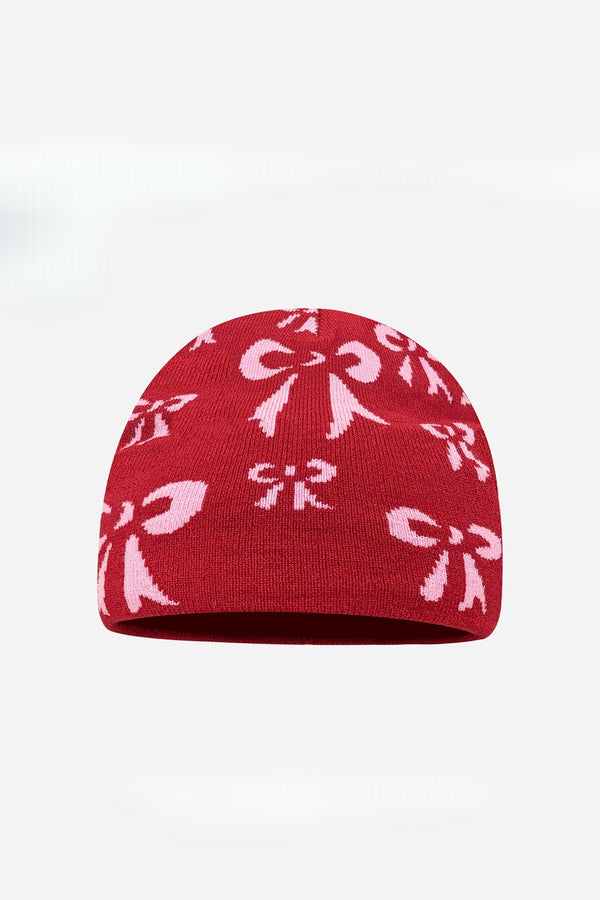 Bowknot Beanie Knit cap
