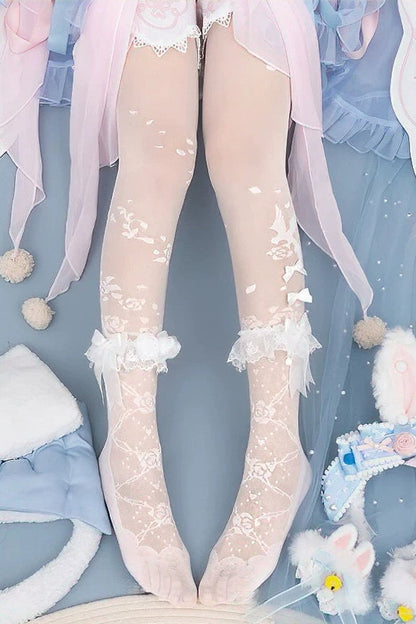 The Nightingale and the Rose Bridal Tights