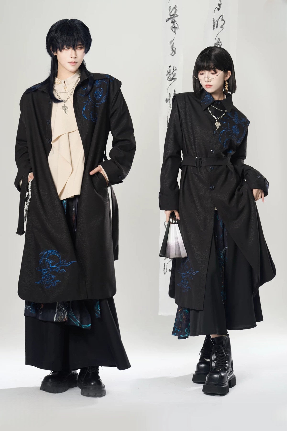 Unisex New Chinese Style Windbreaker