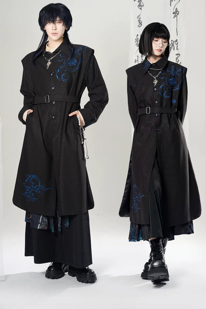Unisex New Chinese Style Windbreaker
