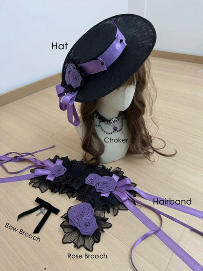 [Preordine entro il 28 aprile] Accessori della serie Lolita gotico elegante