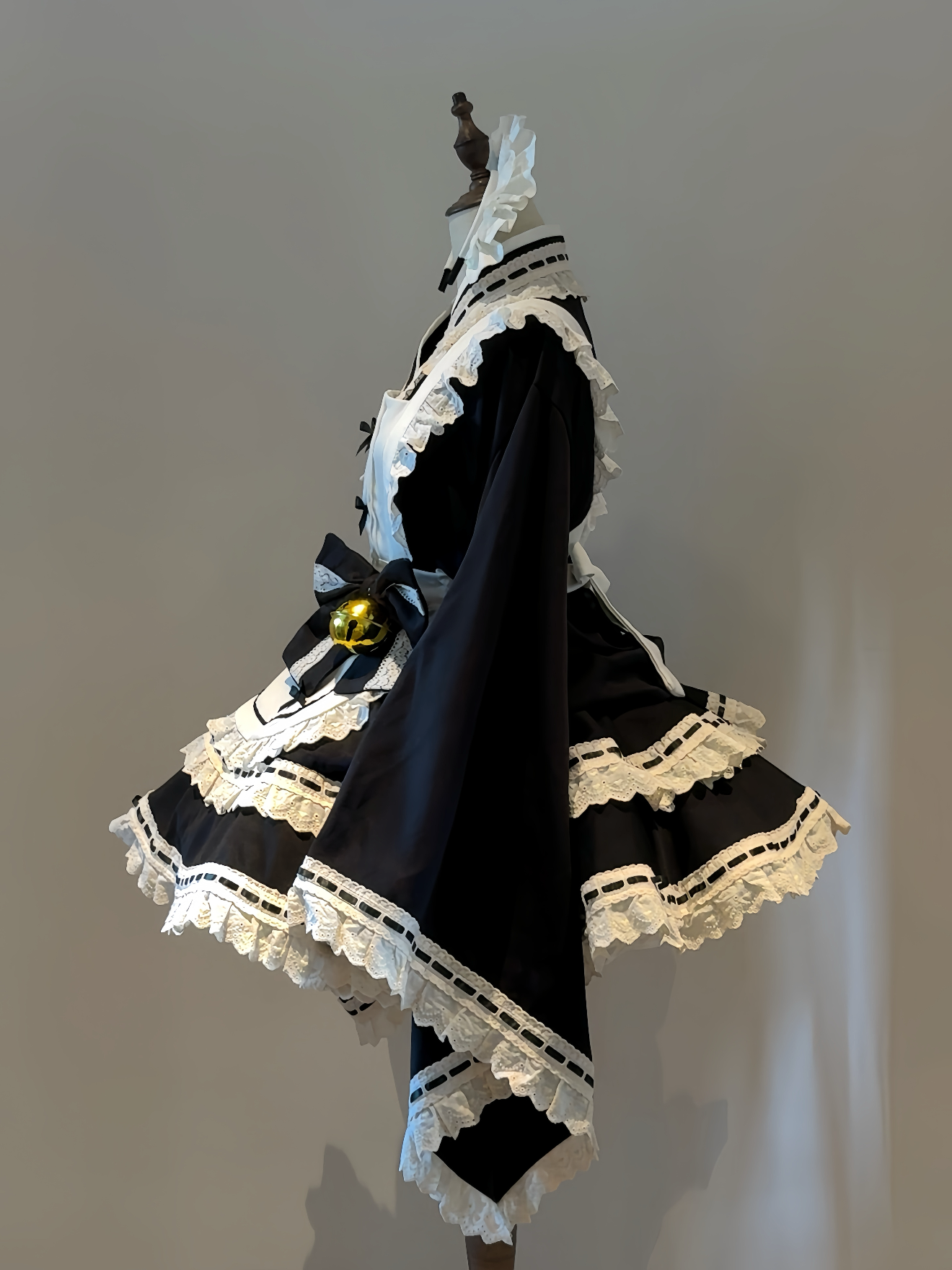 【12月6日予約締切】和ロリメイドドレスセットアップ＋ヘッドバンド