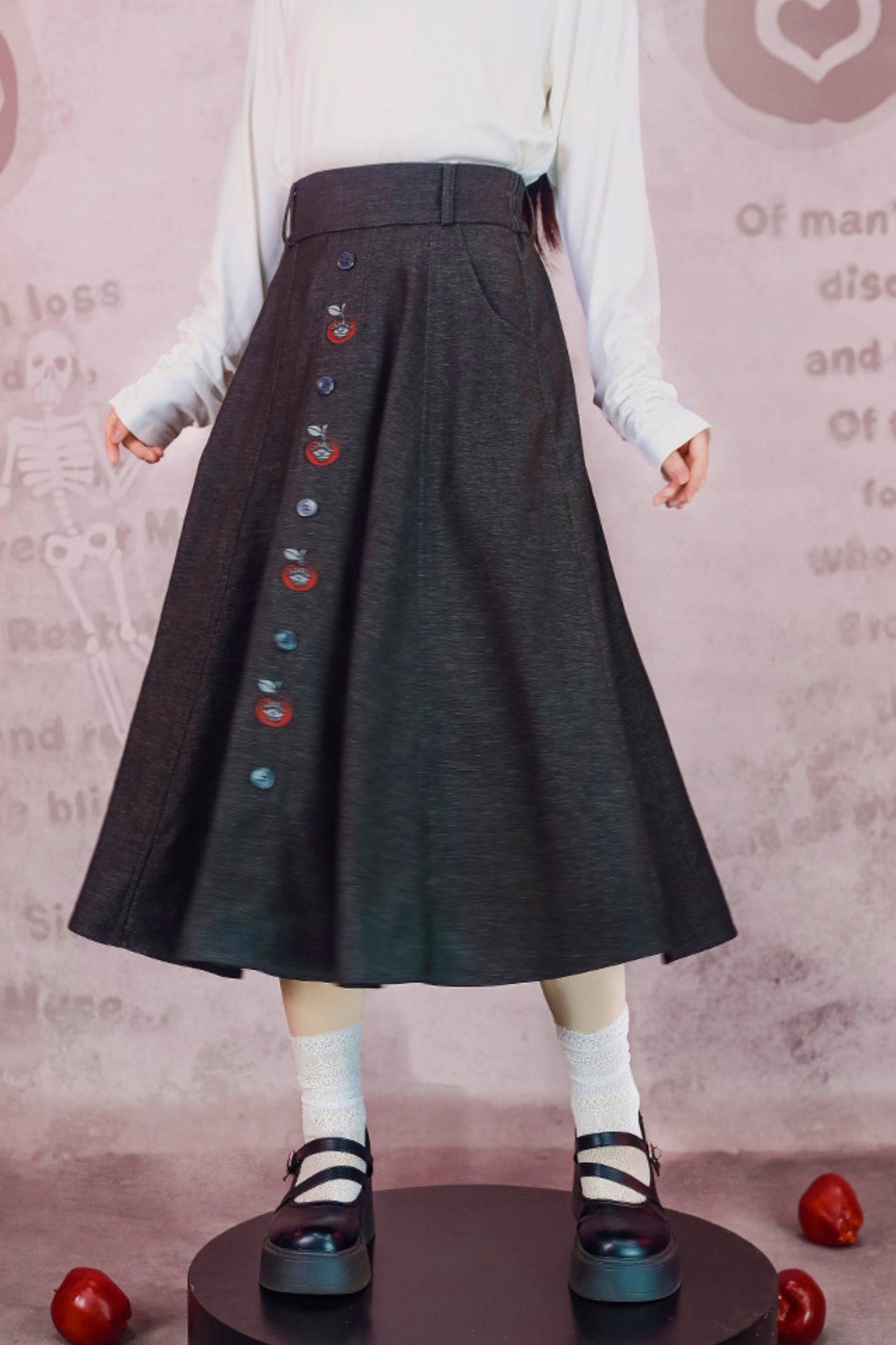 Eden Garden Embroidered Skirt