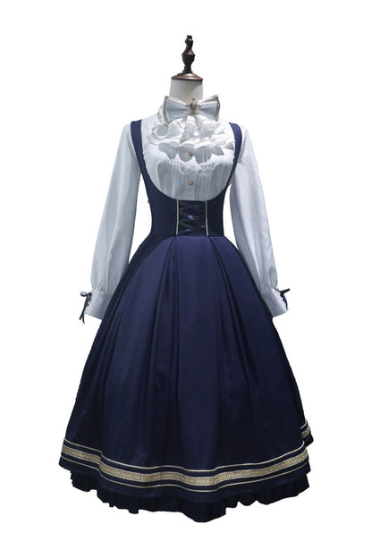 [Pre-order Deadline: August 30] Church Choir Gothic Cape Dress Set + Classical Blouse