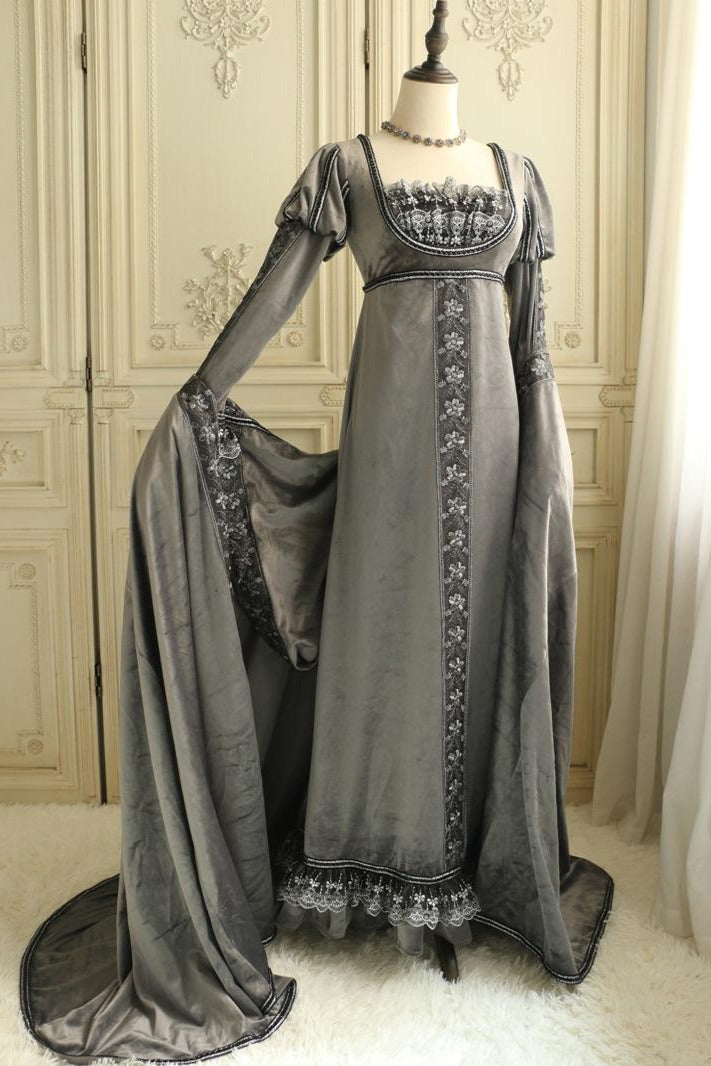 [FD original design] remarks size Claire's scepter imperial style velvet dress cloak deposit