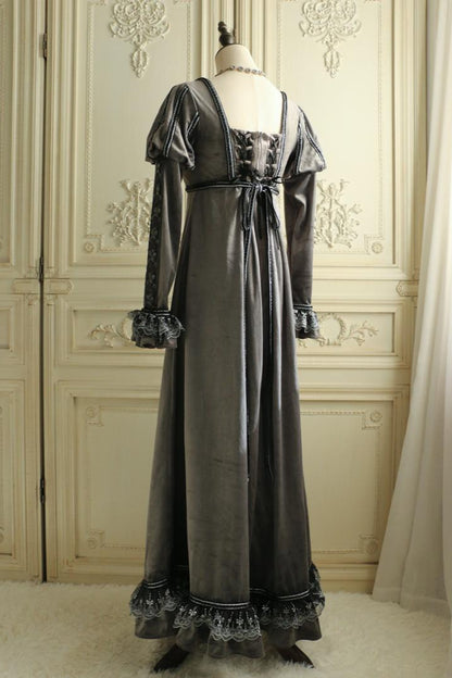 [FD original design] remarks size Claire's scepter imperial style velvet dress cloak deposit