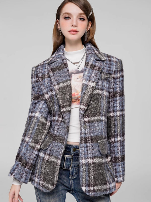 モードツイードオーバージャケット