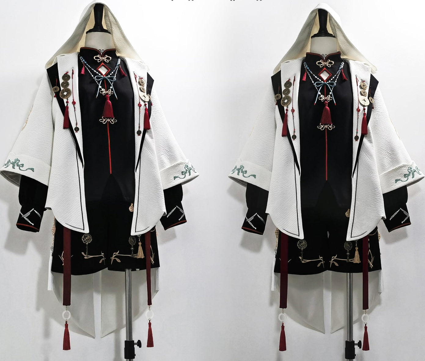 【12月26日予約締切】マウンテンゴーストチャイナプリンスフーディージャケットスーツ＋タッセルネックレス