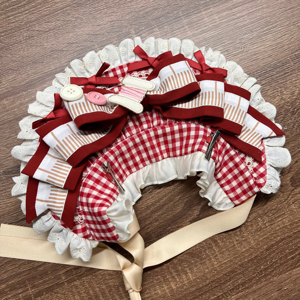 [Deadline for reservations: November 19] China Lolita Embroidery Maid Dress Set + Bonnet