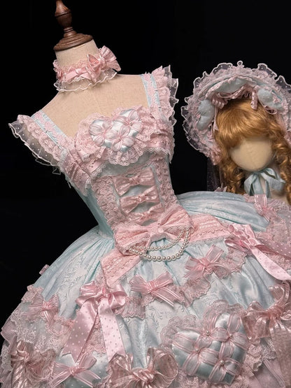 【12月26日予約締切】ピュアスイートローズファンタジーティアードロリータドレス