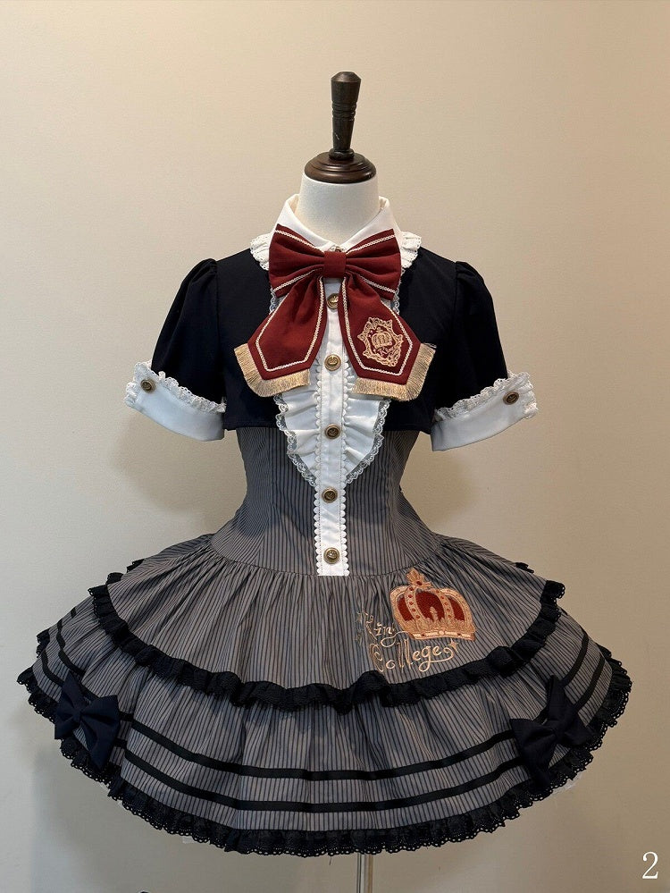[Pre-order Deadline: March 31] Magical Academy Elegant Crown Embroidery Dress Type A/B