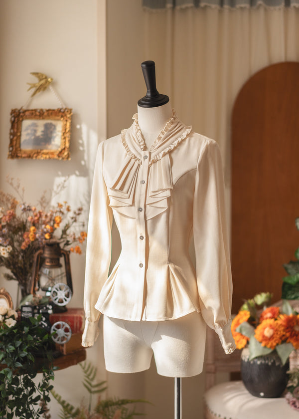 Forest Retro Elegance Blouse