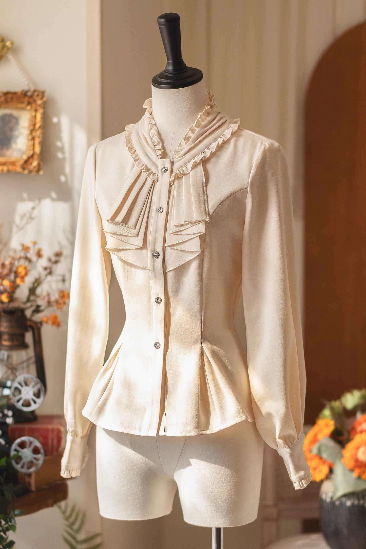 Forest Retro Elegance Blouse
