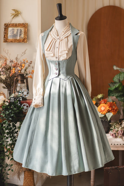 Forest Retro Elegance Blouse