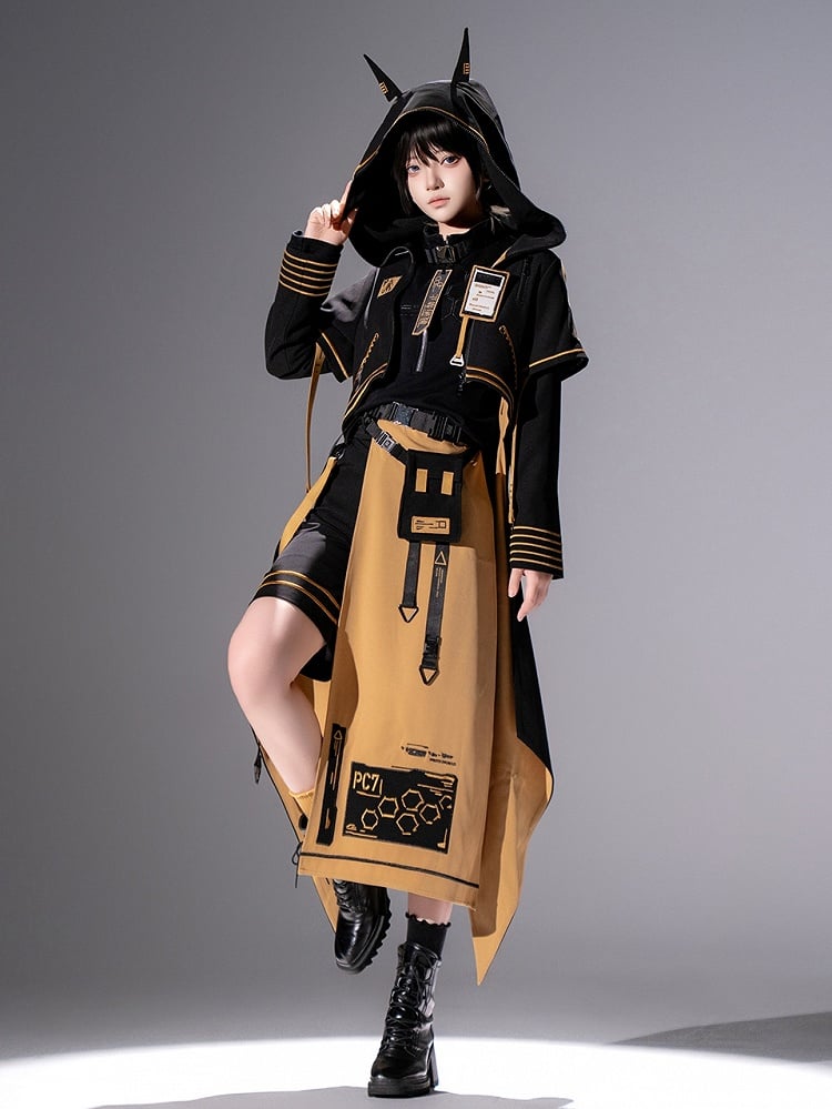 【12月26日予約締切】フューチャリスティックサイバービープリンスロングテールジャケットスーツ＋サスドレス