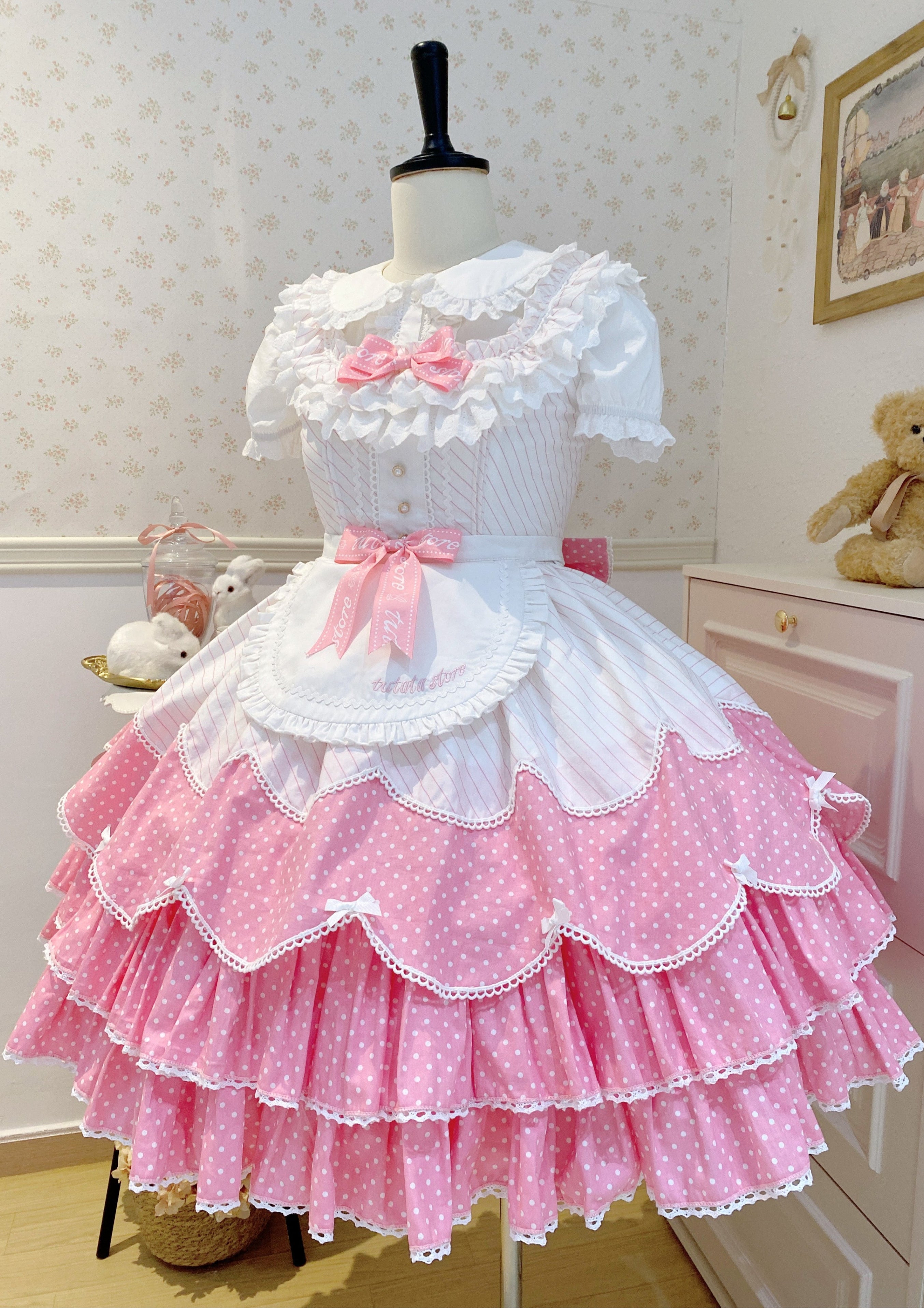 Cat Box - Night Party - Kawaii Lolita Small Top Hat KC
