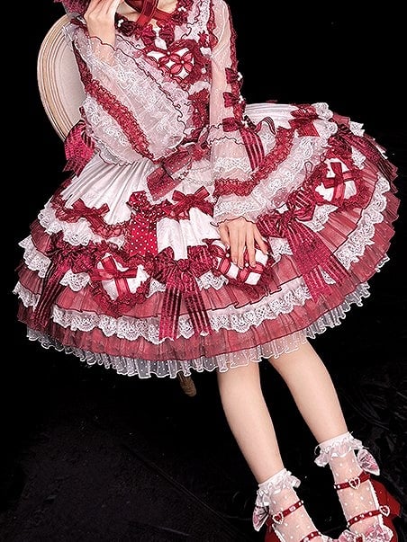 【12月26日予約締切】ピュアスイートローズファンタジーティアードロリータドレス