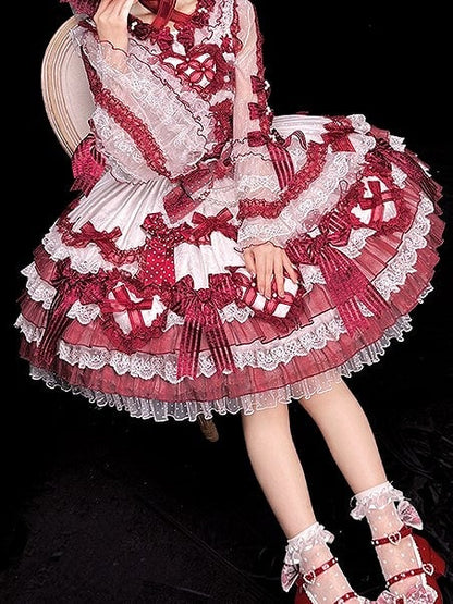 【12月26日予約締切】ピュアスイートローズファンタジーティアードロリータドレス