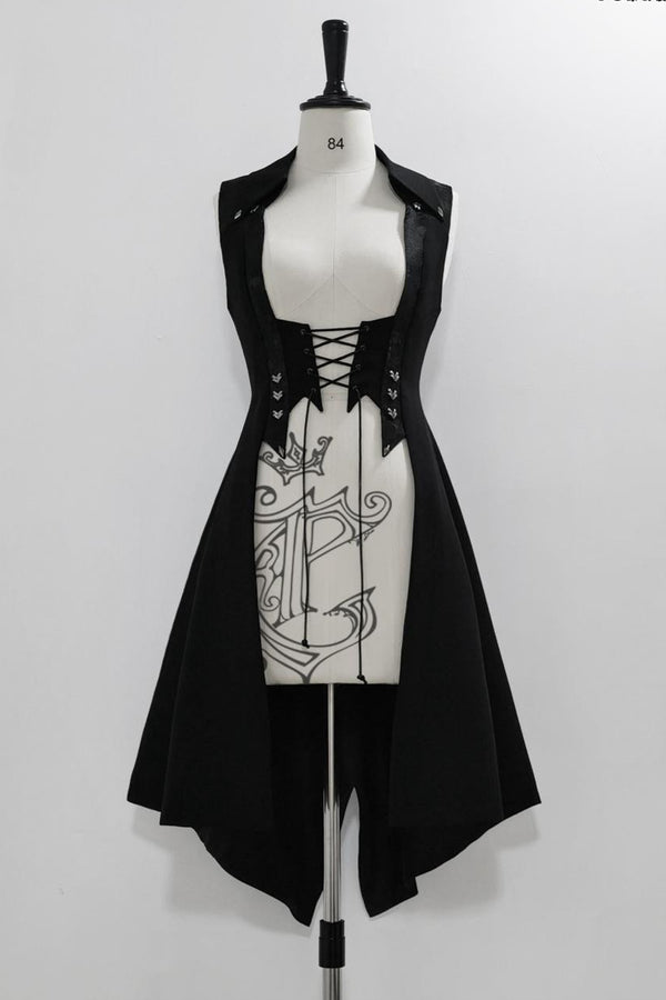 レッドブラック4.0レトロダークロングベストプリンスセットアップ