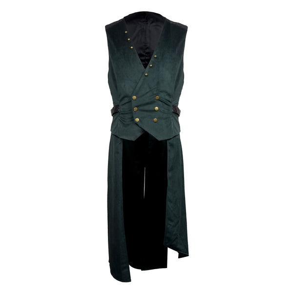 Mystery Steam Dark Green Vest