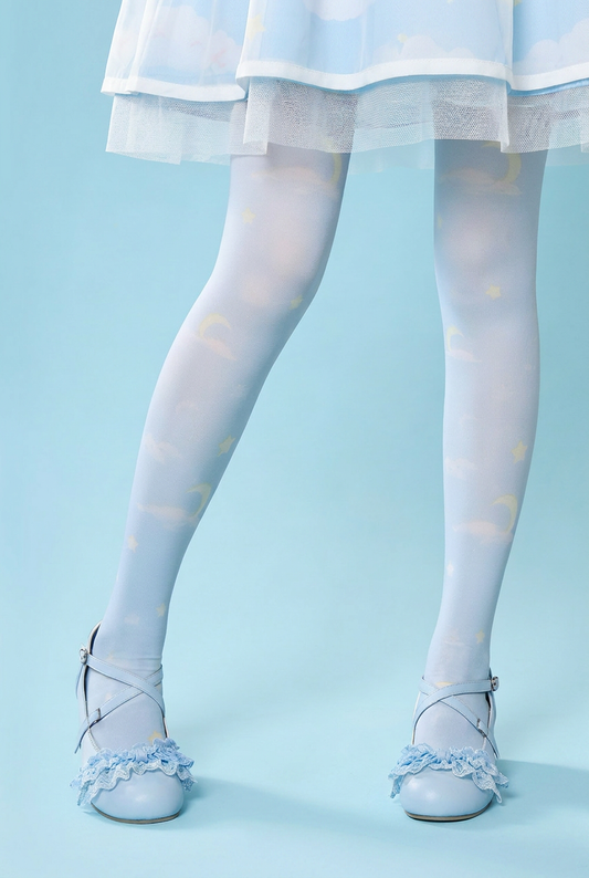Cloud Lolita Tights Floating in the Moonlight