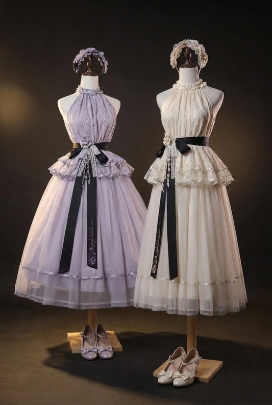[Pre-order Deadline: April 5] Retro Elegant Innerwear + Top + Skirt + Accessories