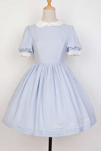 Wonderland Alice Short Sleeve One-Piece Dress