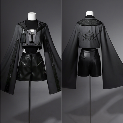 [Reservation Product] Jinbu Lolita Mode Wide Jacket + Top + Shorts