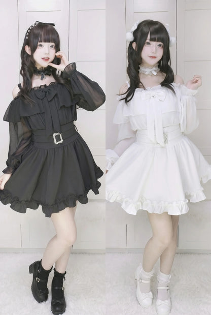 Angel Ruffle Chiffon Top